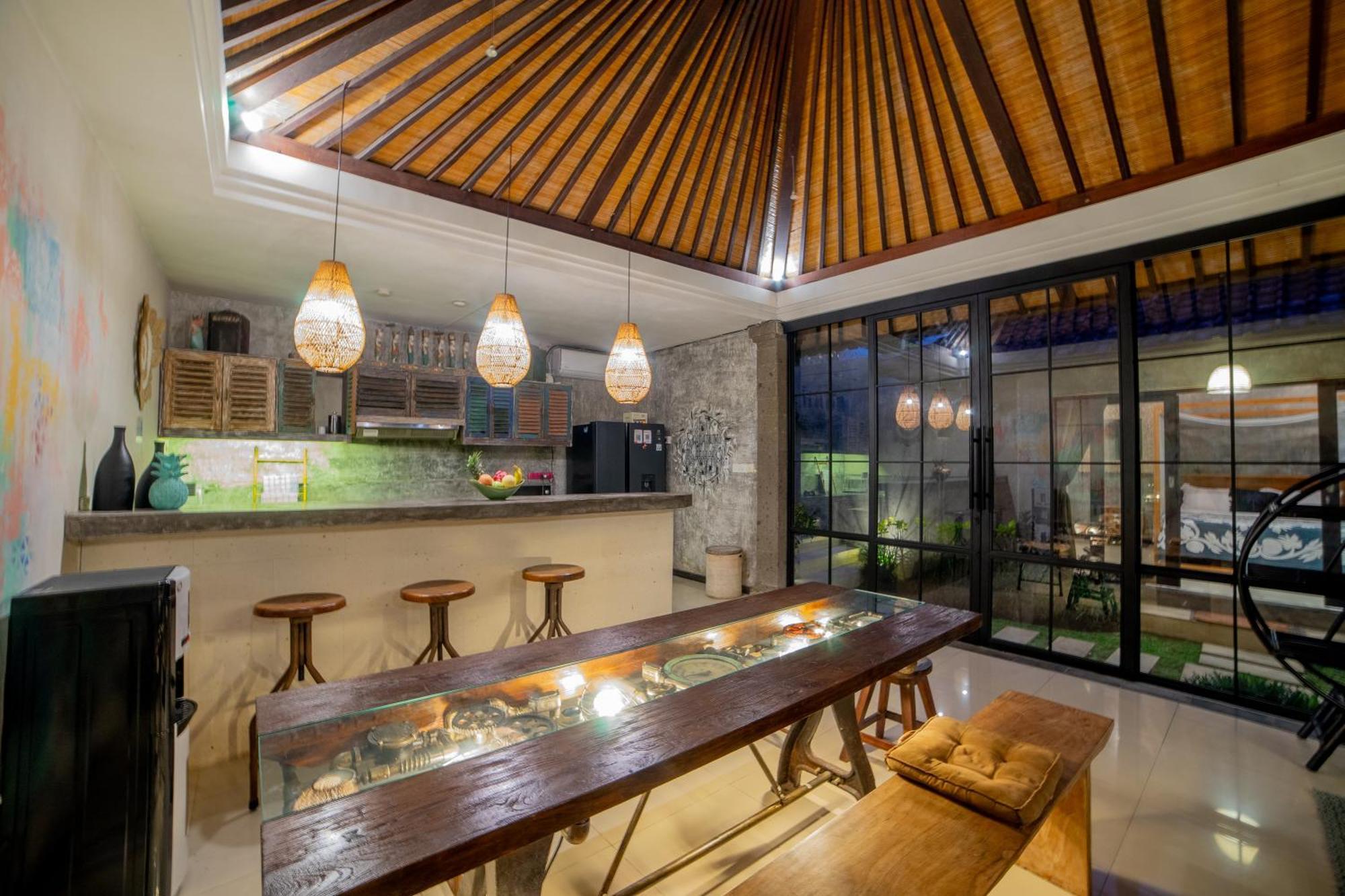 Villa Elysium Fields - Rustic Meets Industrial Chic Design Canggu  Bagian luar foto